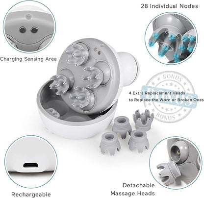 Cordless Electric Scalp & Body Massager