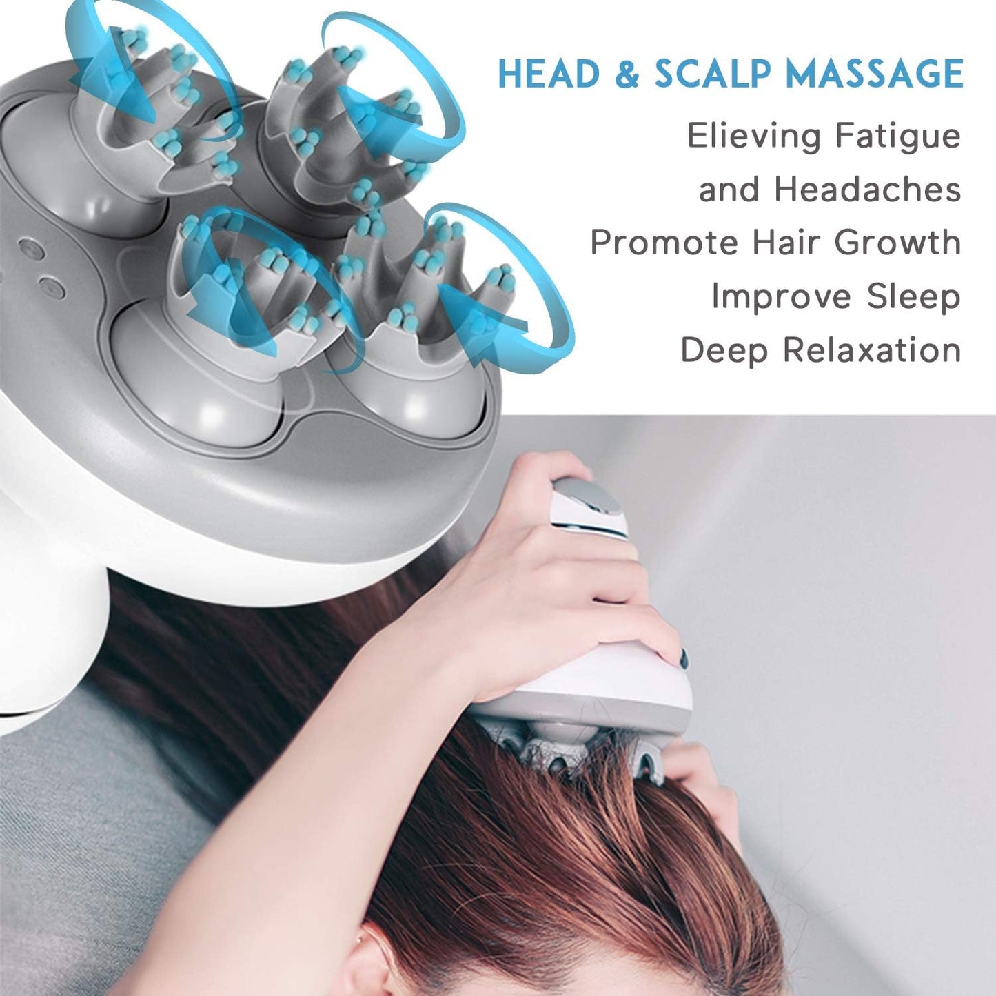 Cordless Electric Scalp & Body Massager