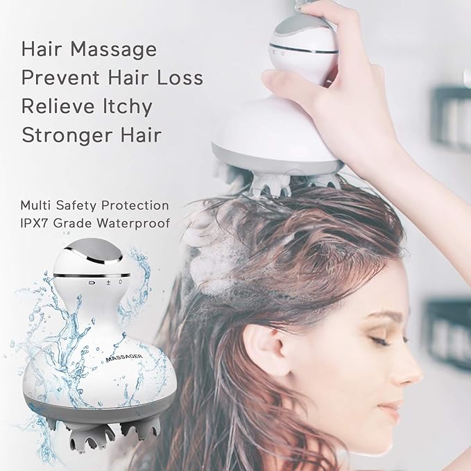 Cordless Electric Scalp & Body Massager